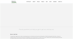 Desktop Screenshot of precastpavement.com